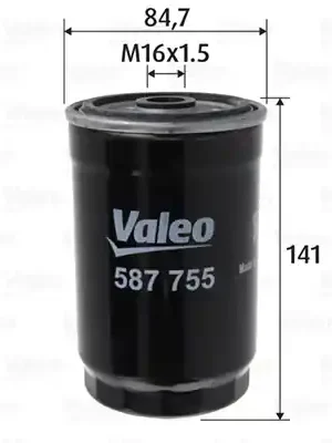Expresní Doručení Palivový filtr VALEO 587755